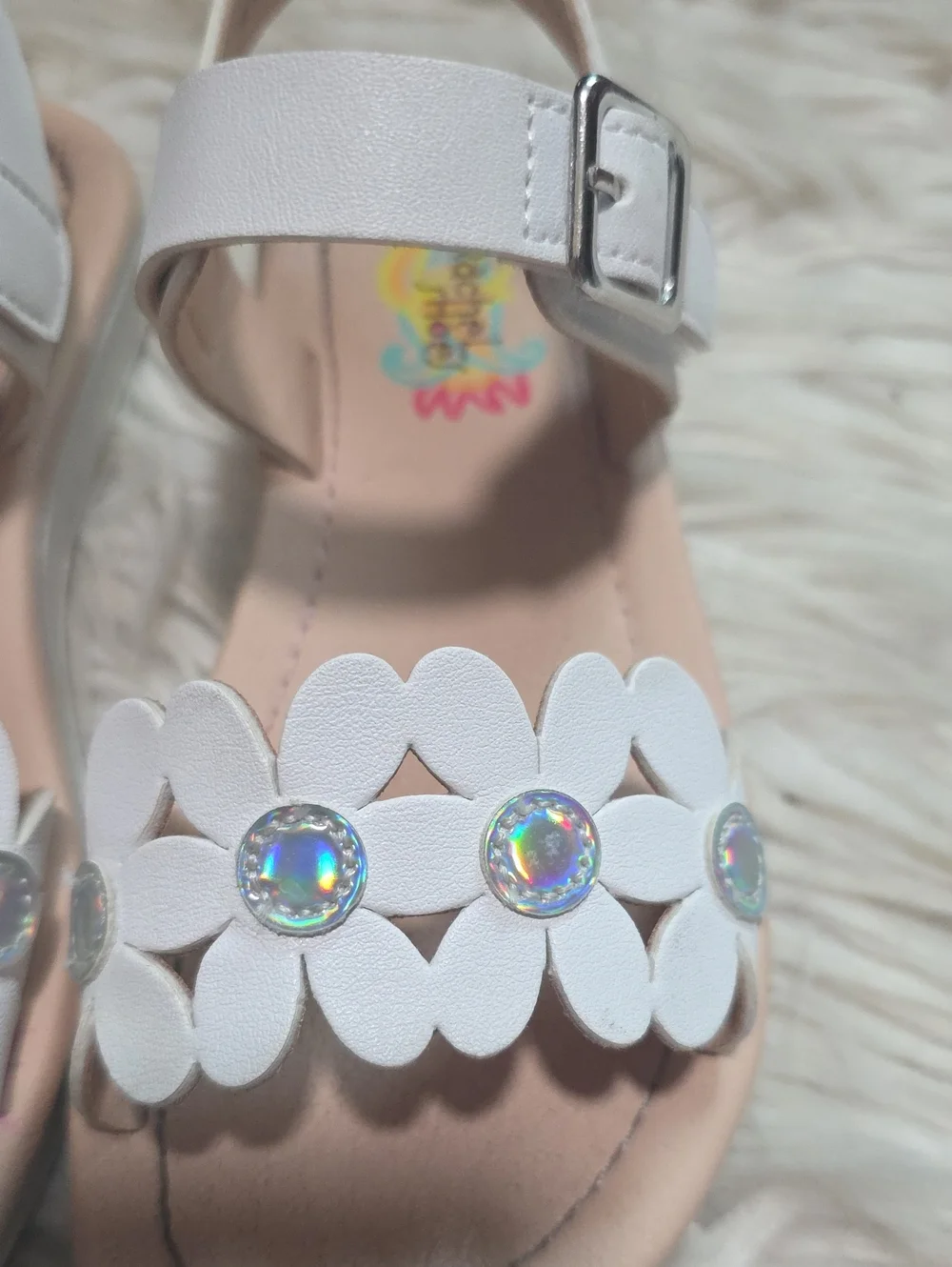 Rachel Shoes Floral Sandals- 11T